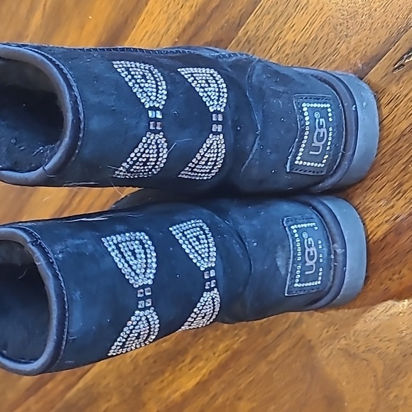 Ugg women's black boots size 6 - Picture 2 of 6